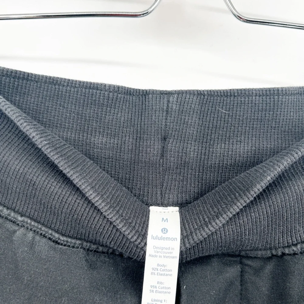 Lululemon Mens Black Cotton Blend‎ Athleisure Lounge Jogger Sweatpants Size M